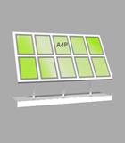 Portrait A4 LED Light Panel 5 wide x 2 high Bevelled (6260415B)