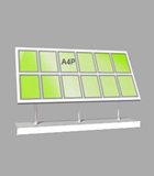 Portrait A4 LED Light Panel 6 wide x 2 high Bevelled (6260515B)