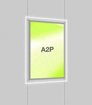 Portrait LED Light Window Pocket Display Kit Single A2 (6202015)