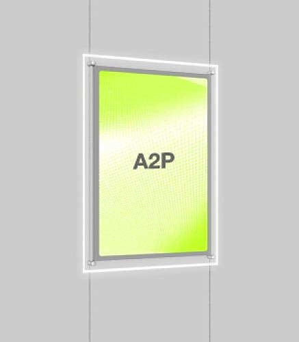 Portrait LED Light Window Pocket Display Kit Single A2 (6202015)