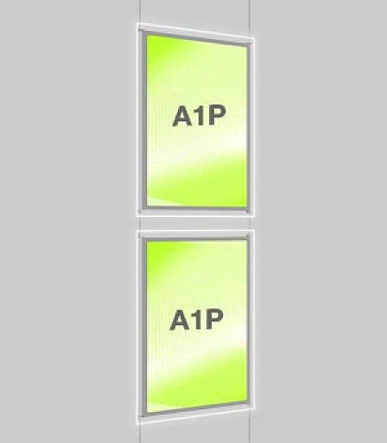 Portrait LED Light Window Pocket Display Kit Double A1 (6203115)