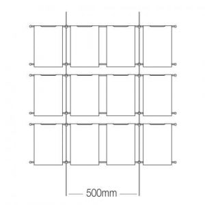 Cable Hook On Pocket 12xA4 3 high x 4 wide (6254115)