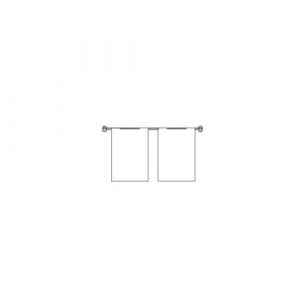 Hook On Wall Pocket Display Kit 2xA4 1 high x 2 wide (6253015)