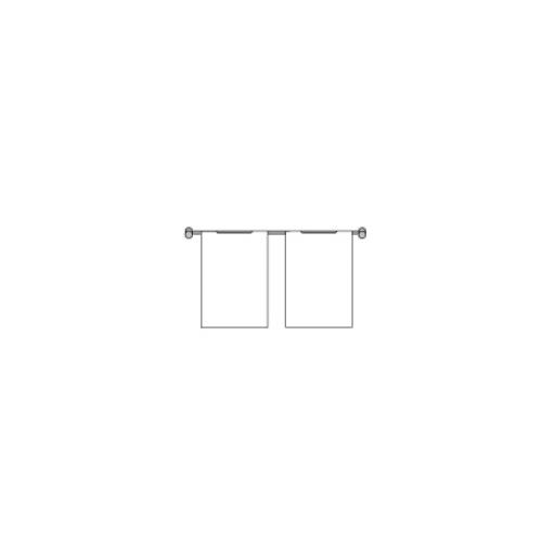 Hook On Wall Pocket Display Kit 2xA4 1 high x 2 wide (6253015)